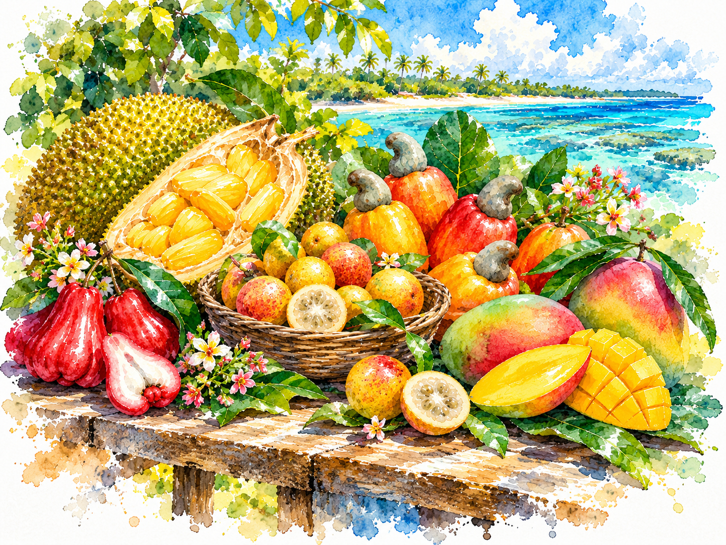 Ilustração de Que fruta é essa?