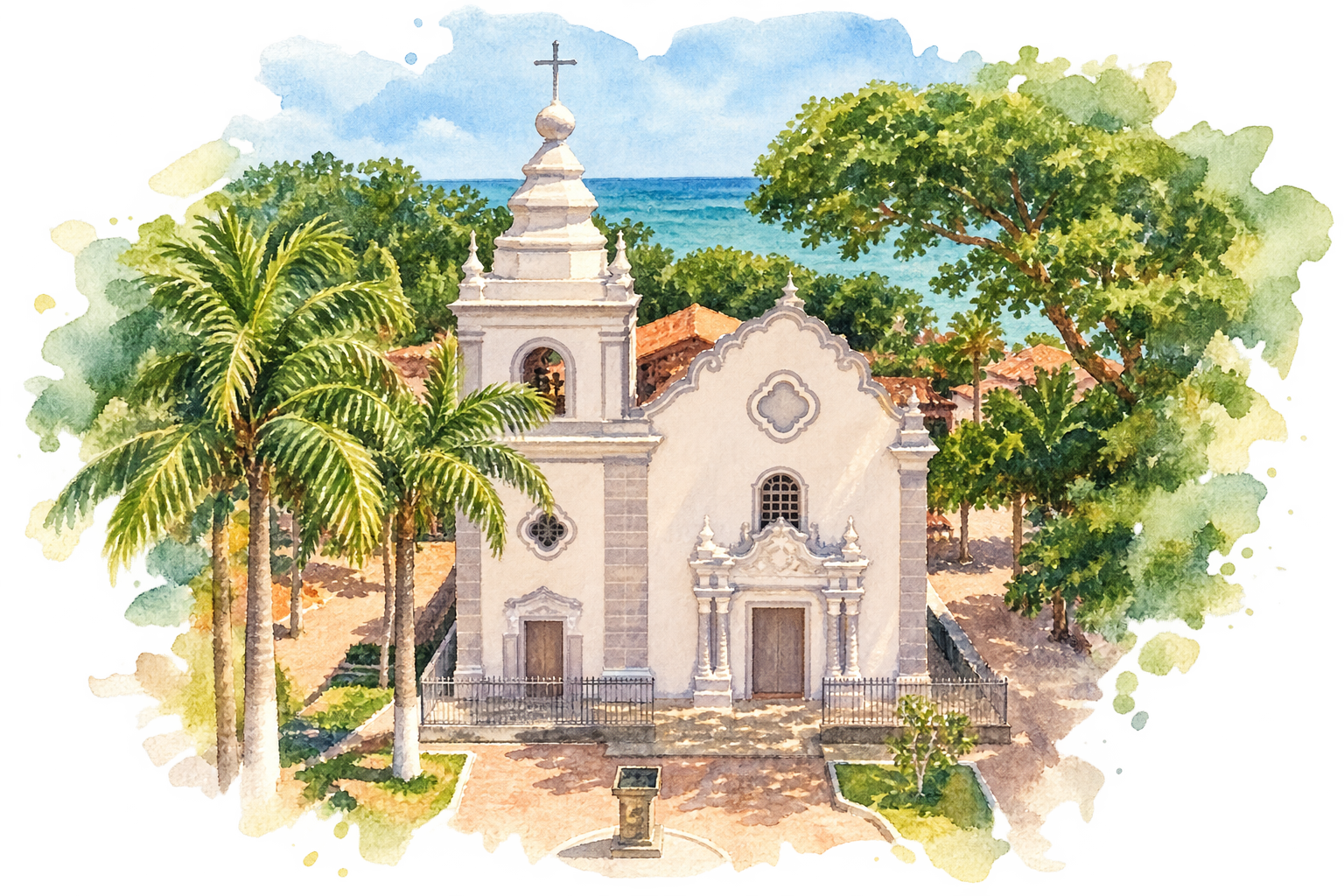 Ilustração de Igreja de São José da Coroa Grande