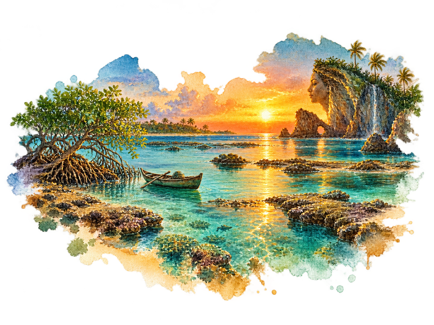 Ilustração de 3 Lendas de Arrepiar da Costa dos Corais